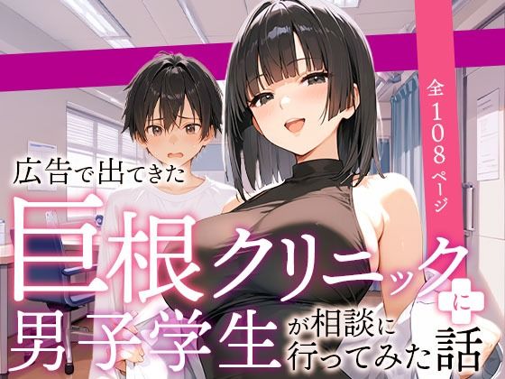 COMICアイルの人気作品をチェック！【薬師 黒子】広告で出てきた巨根クリニックに男子学生が相談に行ってみた話